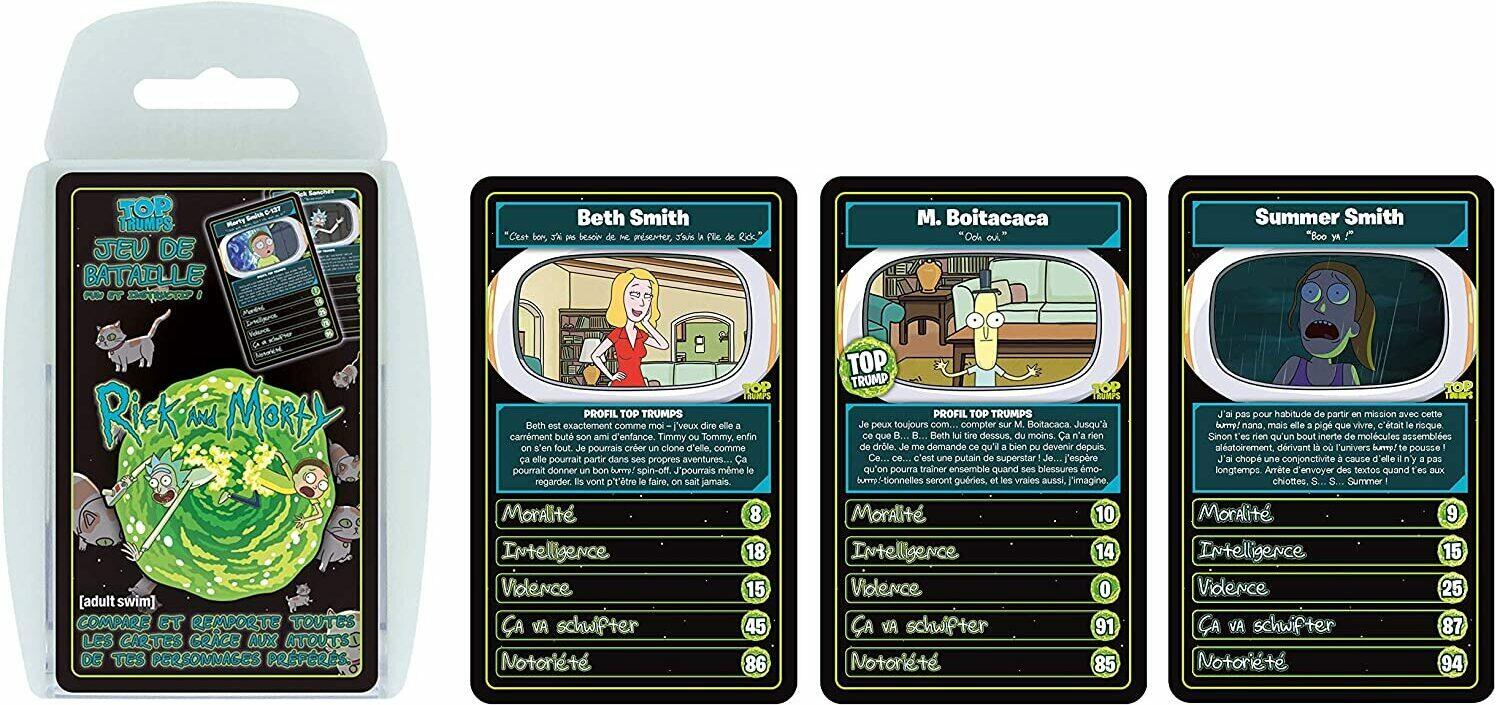 Top Trumps: Jeu de Bataille - Rick and Morty Eclate