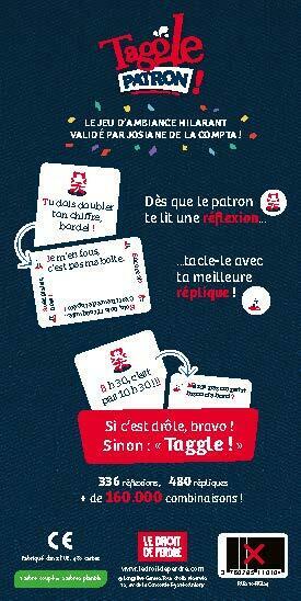 Taggle Patron ! Back