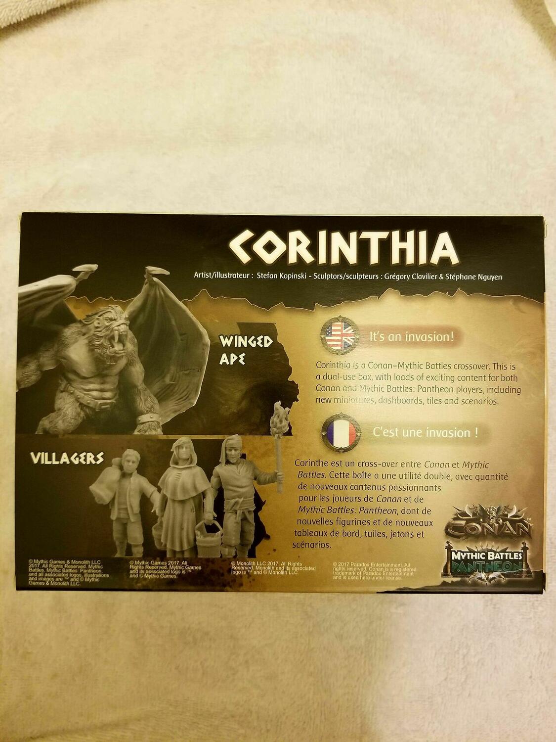 Conan / Mythic Battles: Pantheon - Corinthia Back