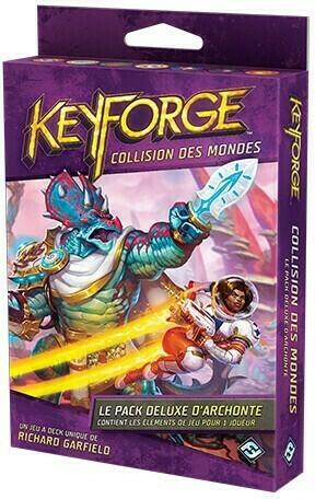 Keyforge: Collision des Mondes - Le Pack Deluxe d'Archonte Cover 3d