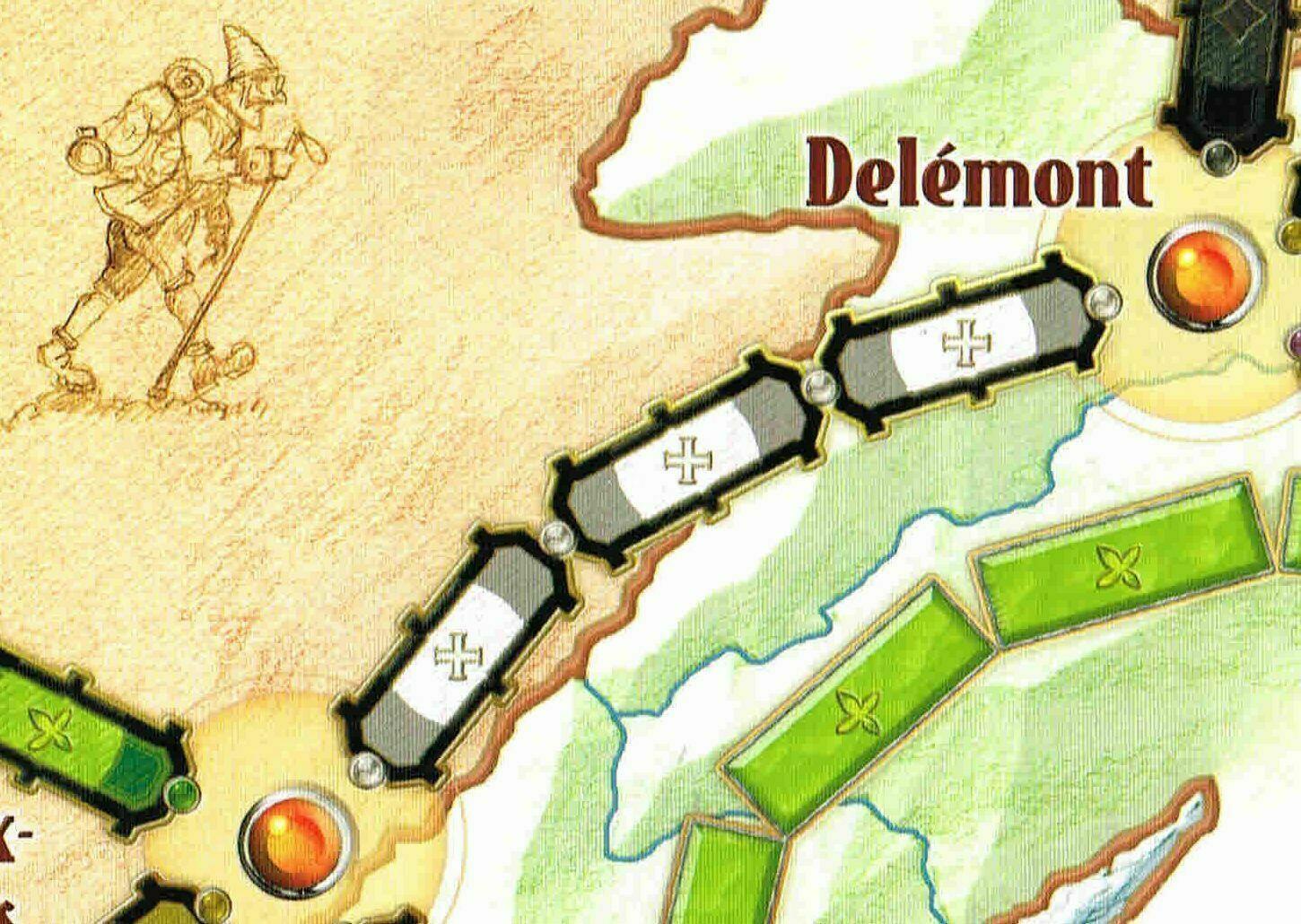 Les Aventuriers du Rail: Switzerland Zoom