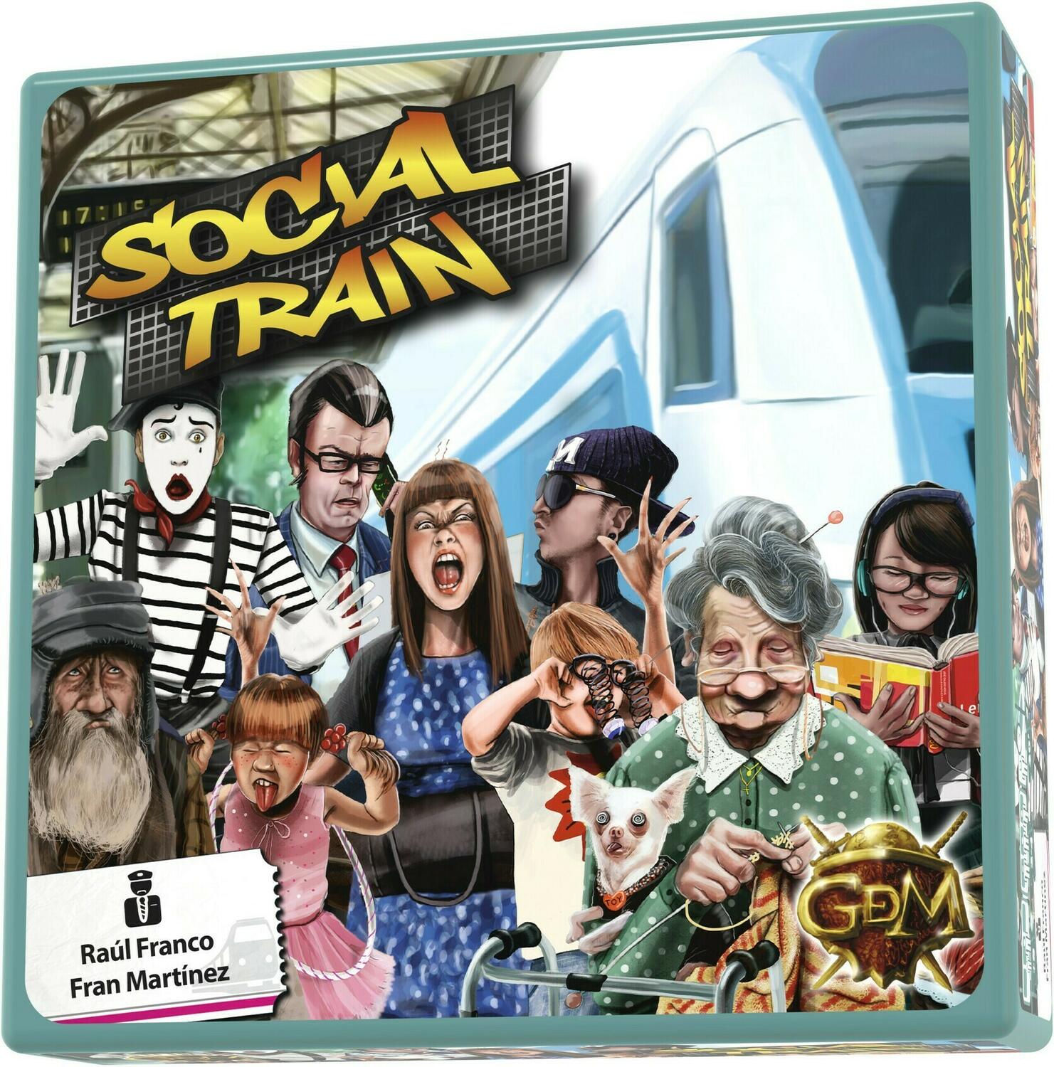 Social Train Cover 3d