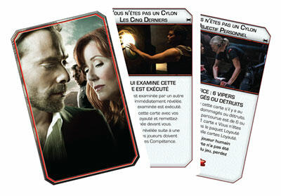 Battlestar Galactica: Le Jeu de Plateau - Exodus Cartes