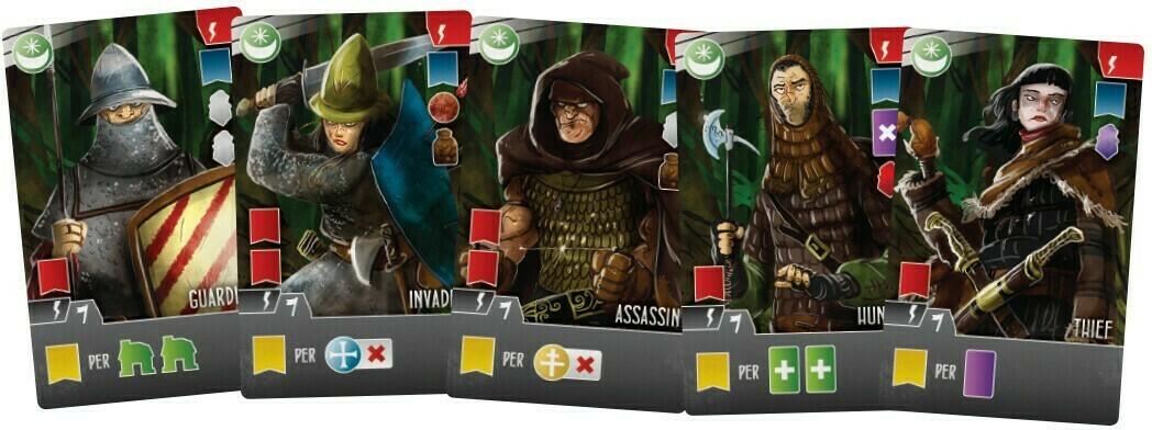 Paladins du Royaume de l'Ouest Cartes