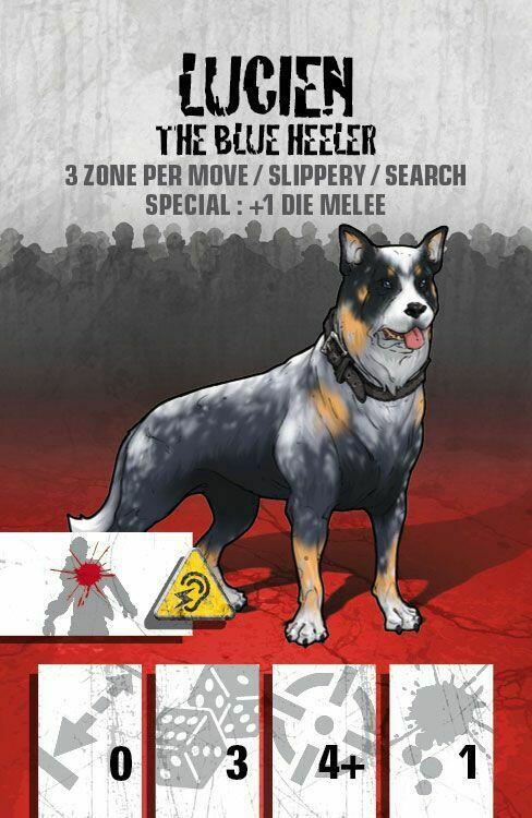 Zombicide: Box of Dogs Set #6 - Dog Companions Carte