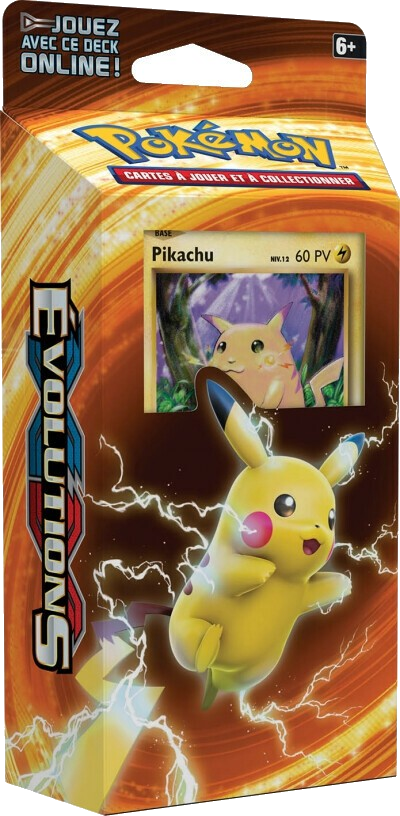 Pokémon: XY - Évolutions - Pikachu Cover Transparent