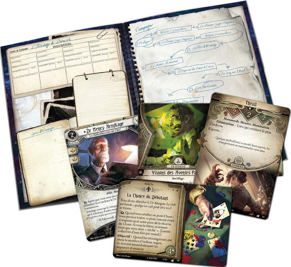 Horreur à Arkham: Le Jeu de Cartes - L'Héritage de Dunwich 2022 Eclate