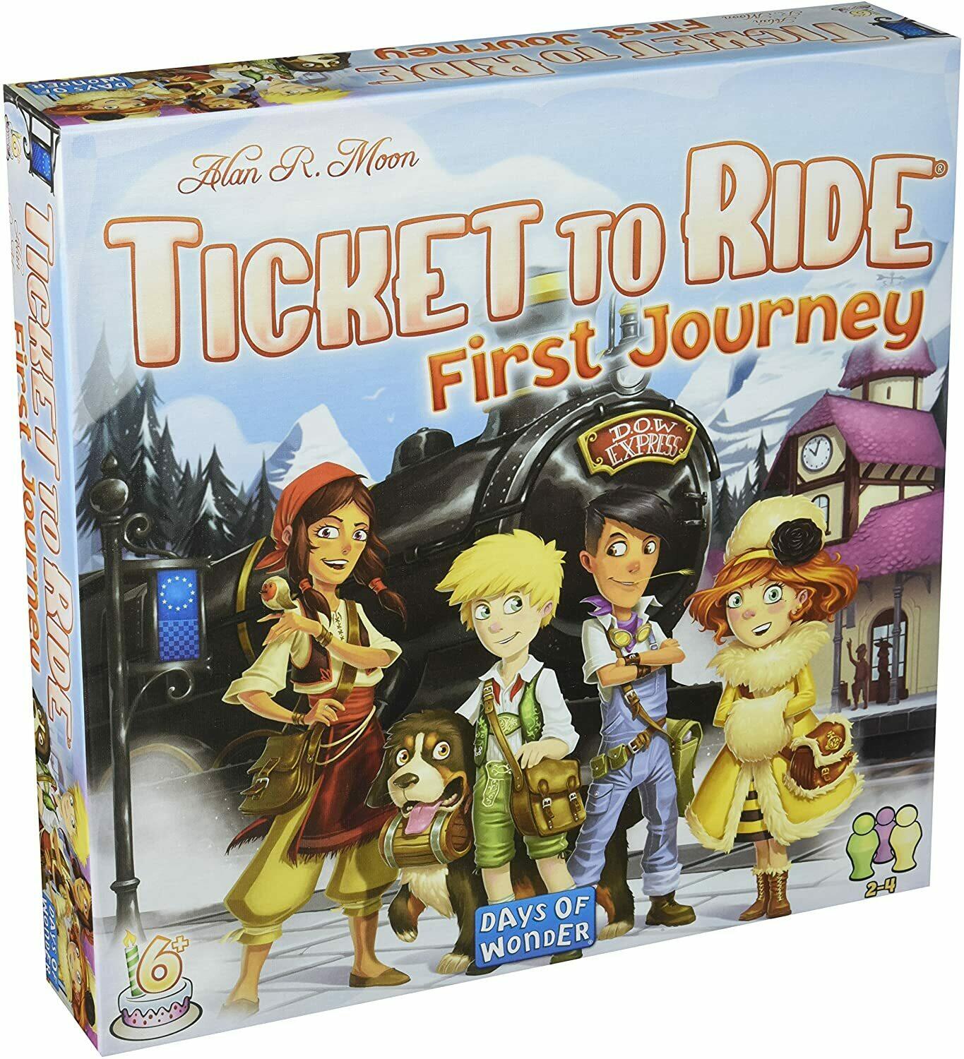Ticket to Ride: First Journey (Europe) Cover 3d