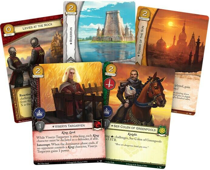 Le Trône de Fer: Le Jeu de Cartes - Au Travers des Sept Couronnes Cartes