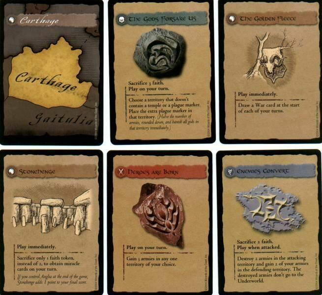 Risk: Godstorm Cartes