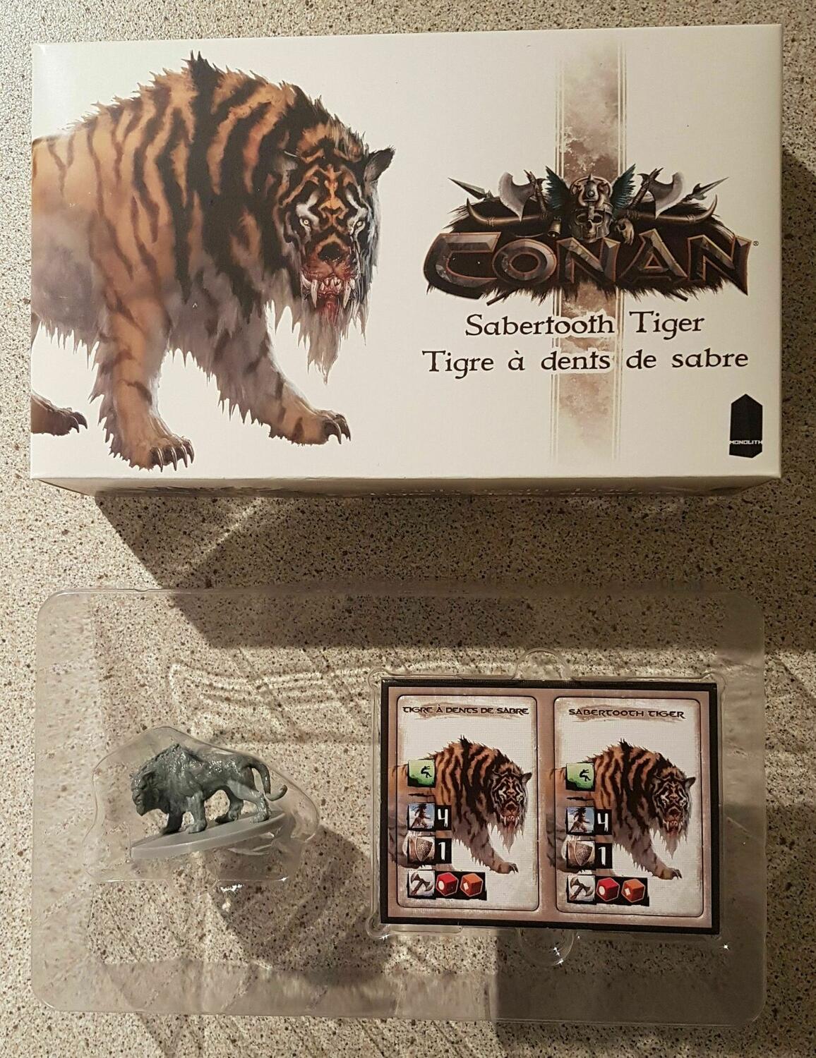 Conan: Tigre à Dents de Sabre Eclate