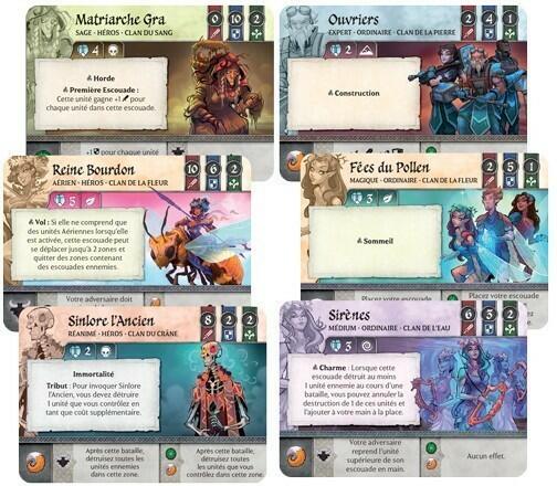 Crystal Clans Cartes