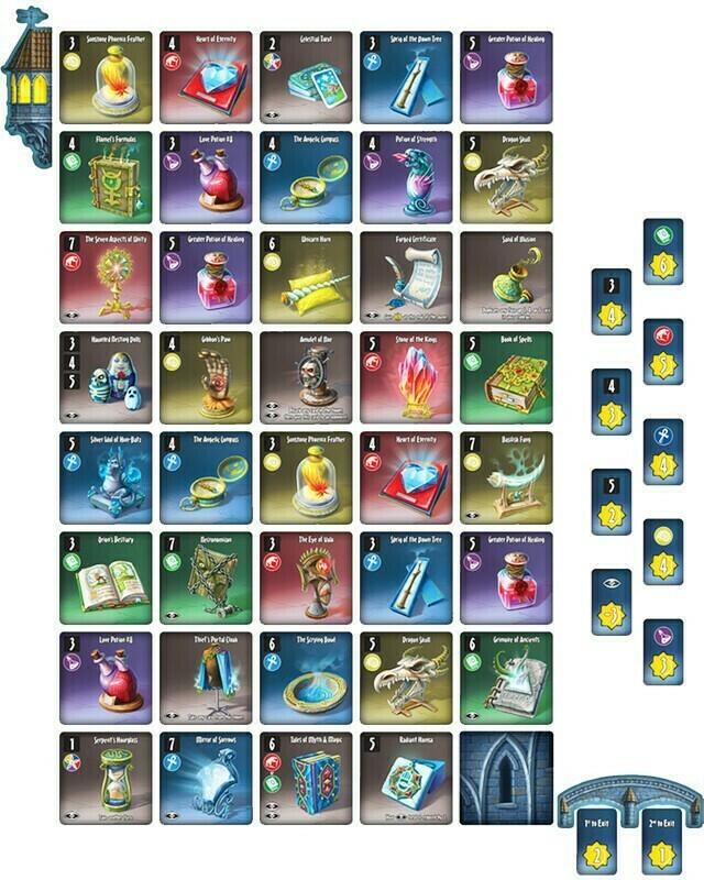 10 Minutes Pour un Butin: La Tour du Magicien Cartes