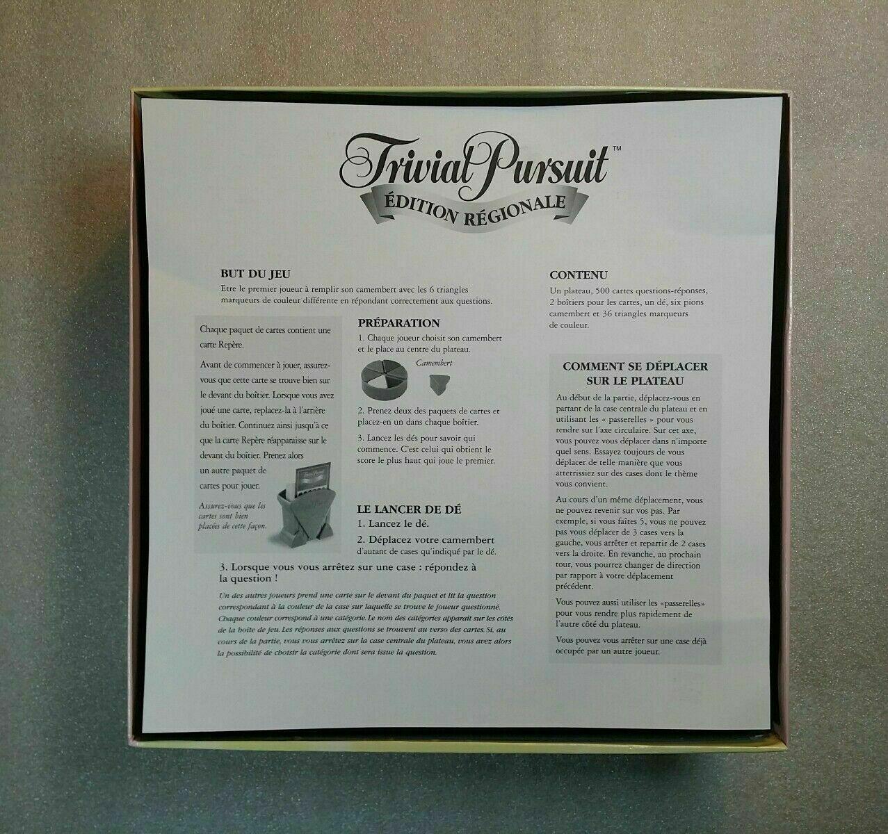 Trivial Pursuit: Languedoc-Roussillon Règle