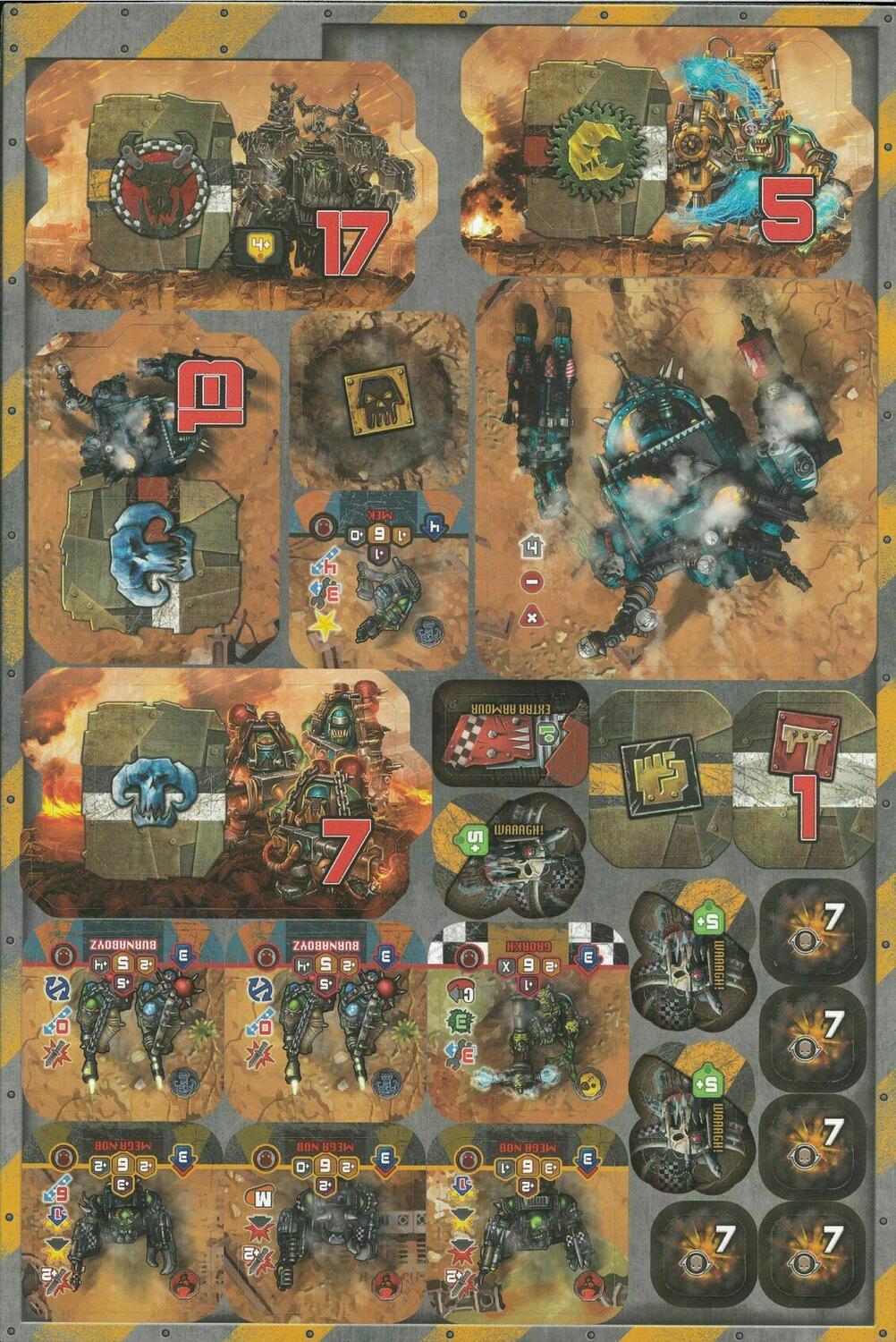 Warhammer 40,000: Heroes of Black Reach - Orks Reinforcement Tuiles