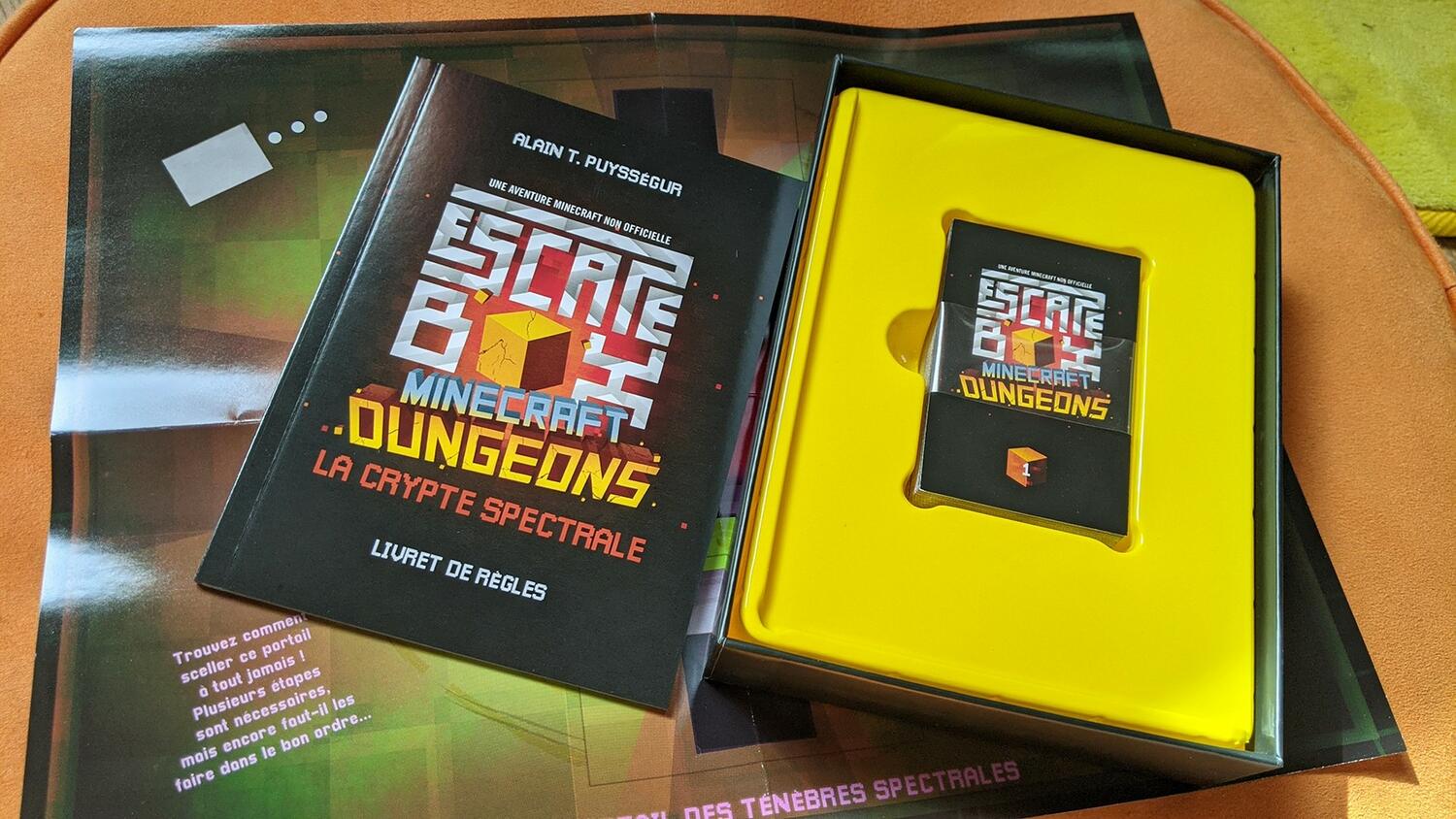 Escape Box: Minecraft Dungeons Eclate