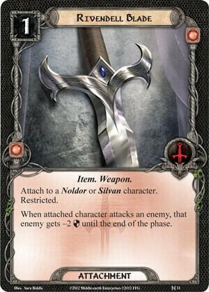 Le Seigneur des Anneaux: Le Jeu de Cartes - La Route vers Fondcombe Carte