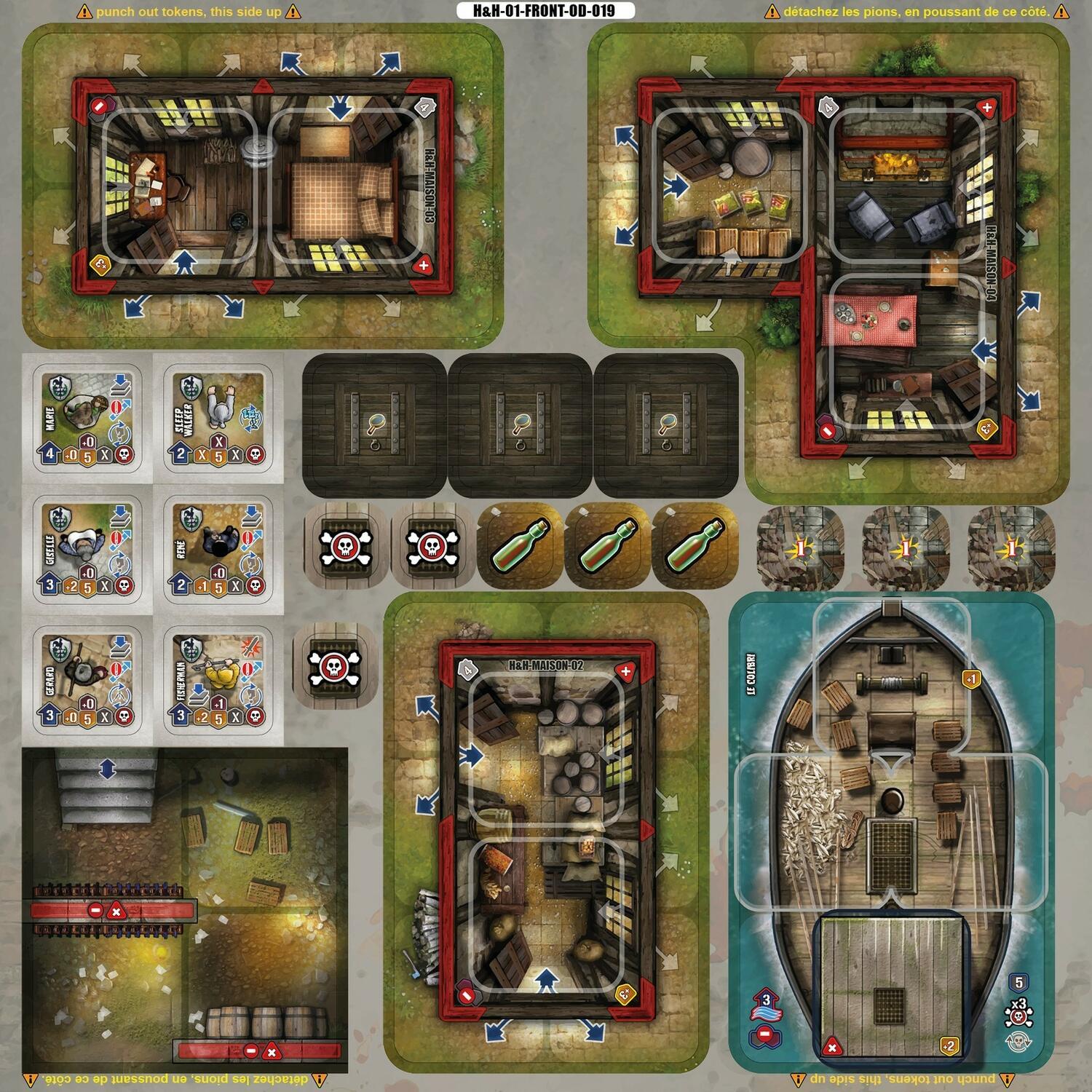 Heroes of Normandie: Battleground Set II – Harbor & Hills Tuiles