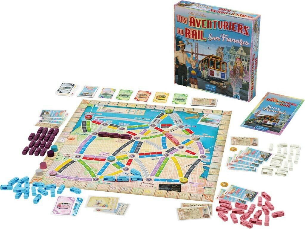 Les Aventuriers du Rail: San Francisco Eclate