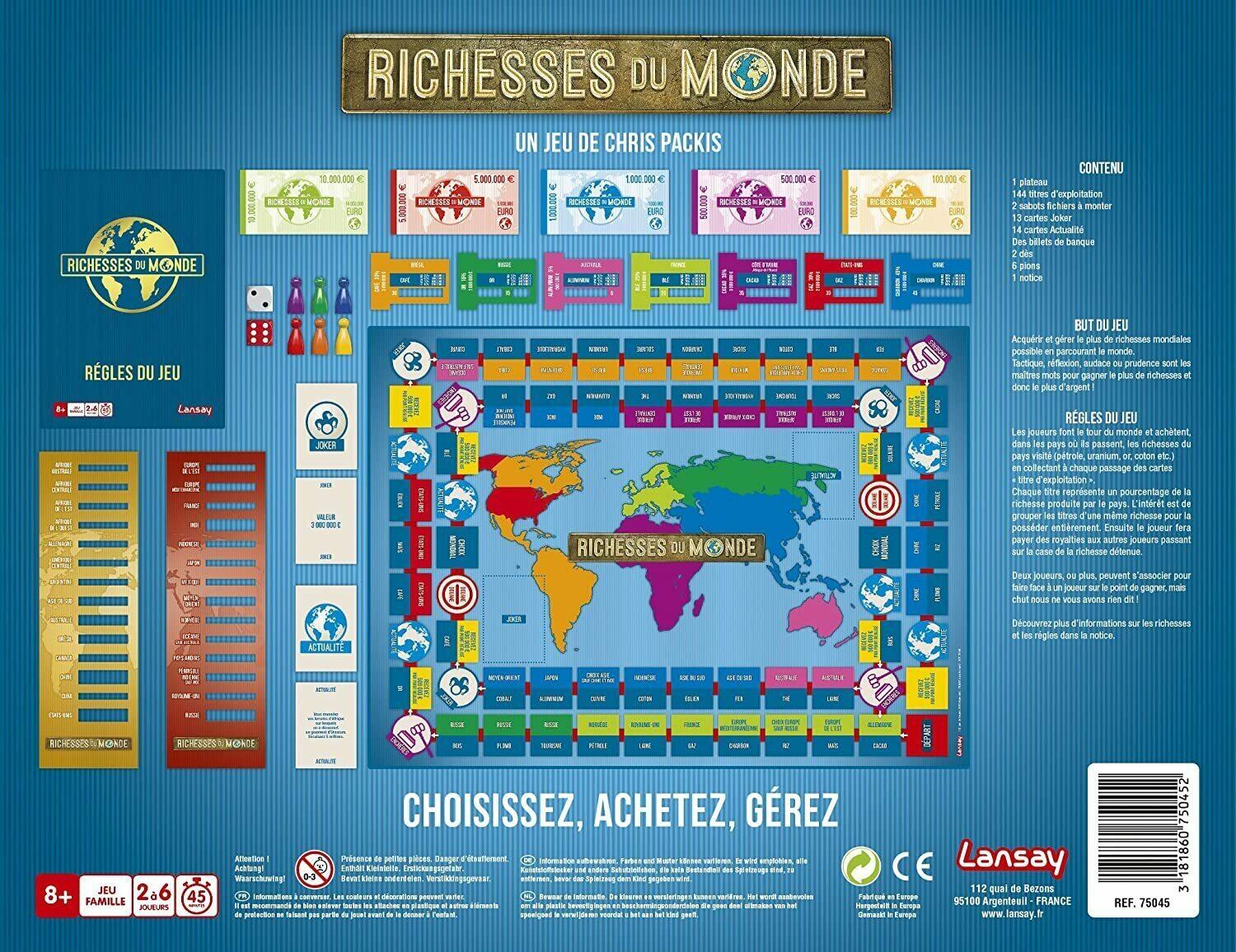 Richesses du Monde Back