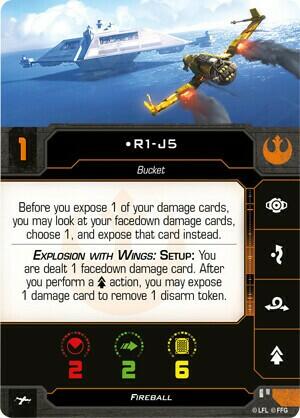 Star Wars: X-Wing - Fireball Carte