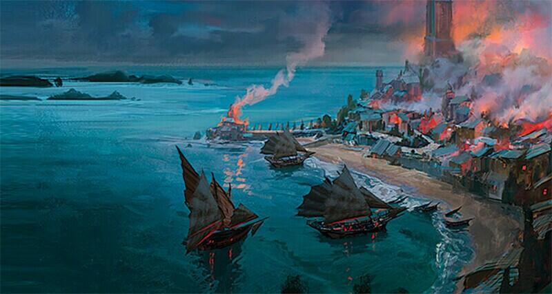 Le Seigneur des Anneaux: Le Jeu de Cartes - Courroux Destructeur Artwork