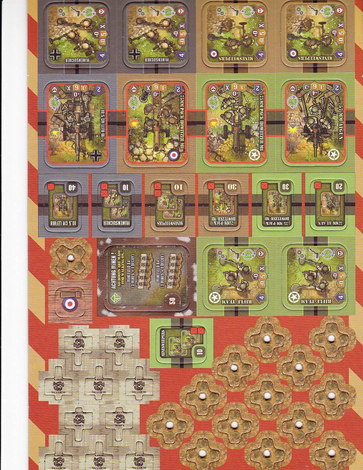 Heroes of Normandie: Gazette #1 Tuiles