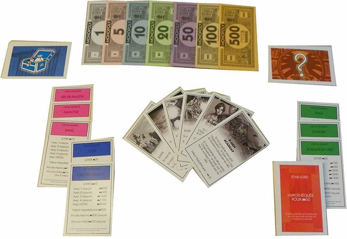 Monopoly: Marvel Materiels