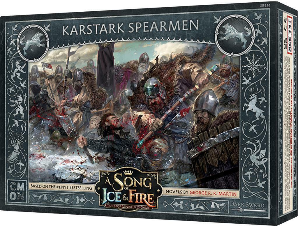 Le Trône de Fer: Le Jeu de Figurines - Lanciers de la Maison Karstark Cover 3d