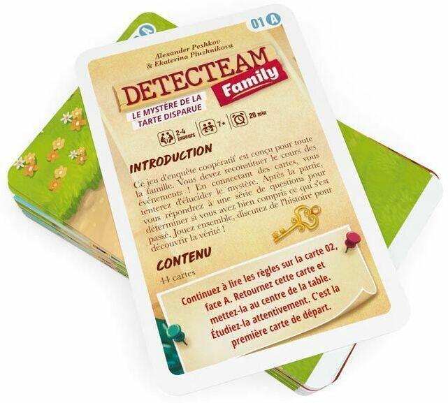 Detecteam: Family - Le Mystère de la Tarte Disparue Cartes