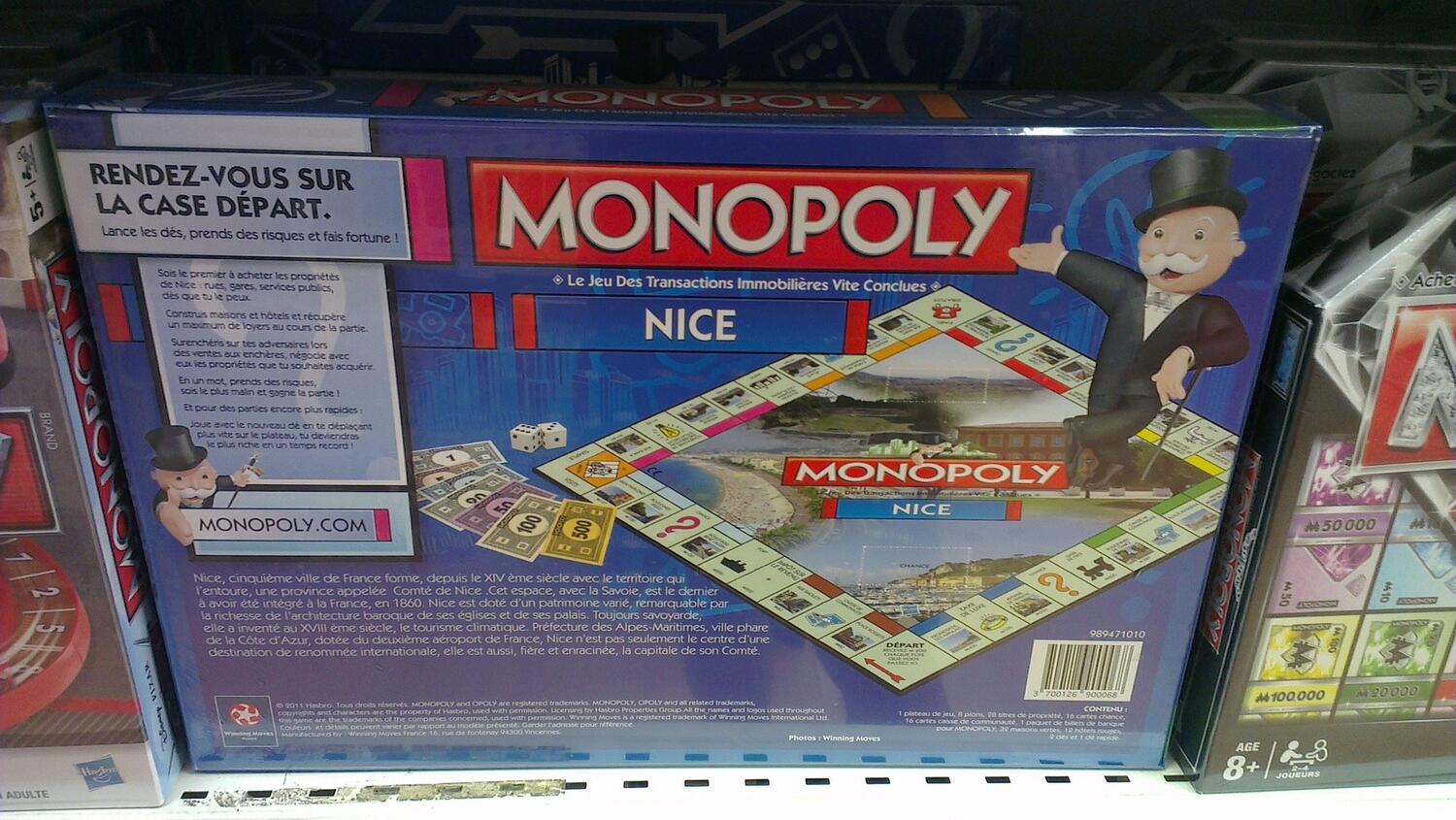 Monopoly: Nice 2011 Nack 3d