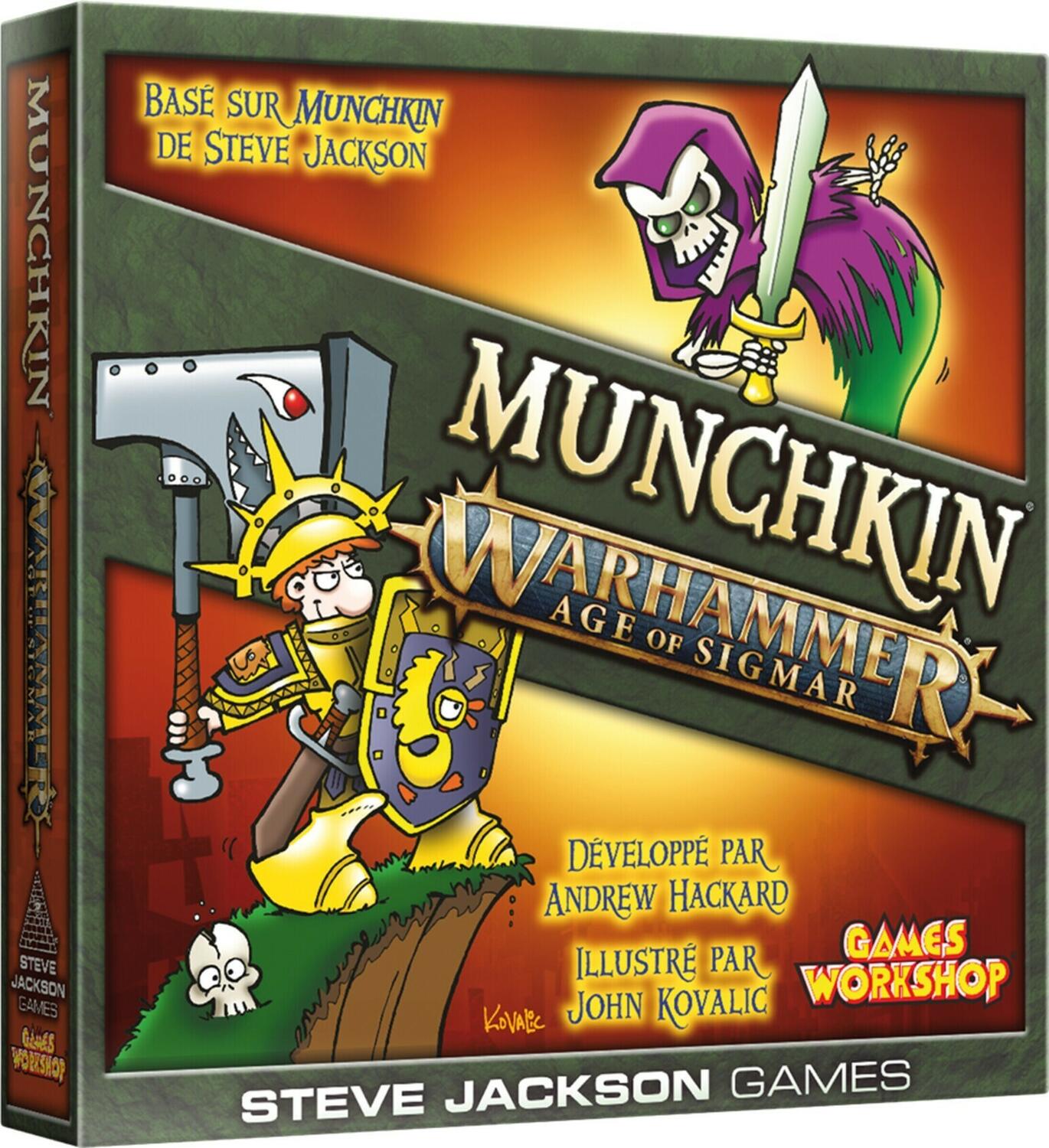 Munchkin: Warhammer - Age of Sigmar Cover 3d