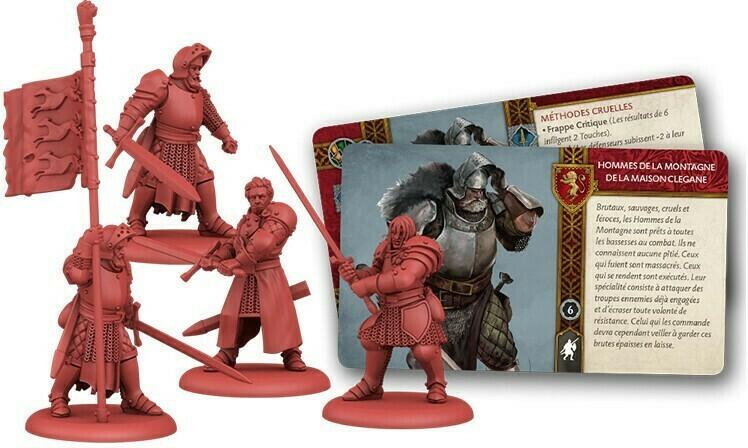 Le Trône de Fer: Le Jeu de Figurines - Les Hommes de la Montagne Cartes