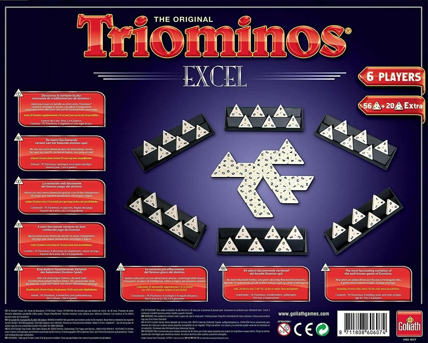 Triominos: Excel Back
