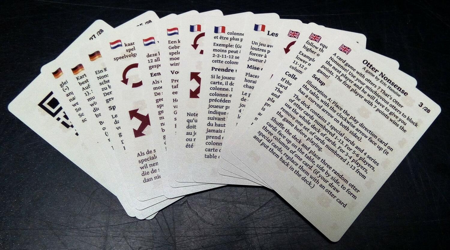 Les Loutres, ça Poutre ! Cartes