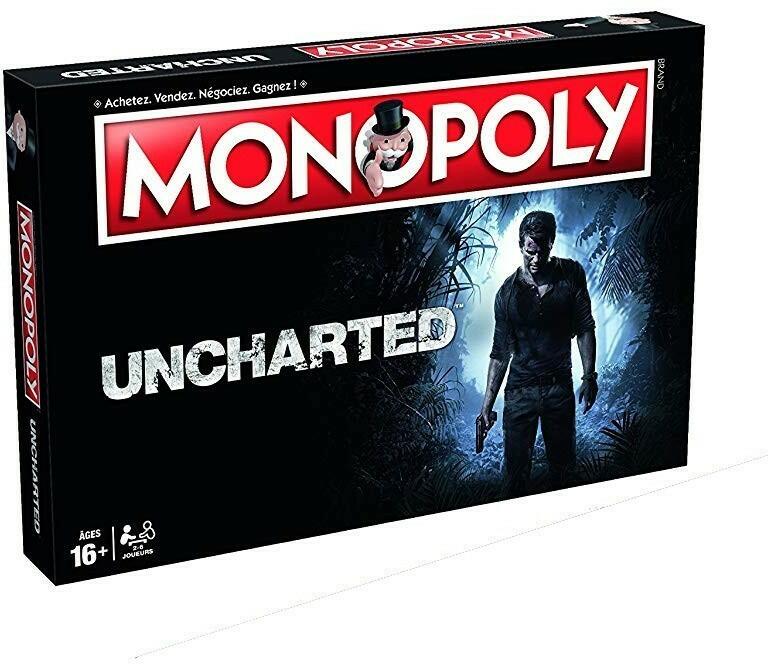Monopoly: Uncharted Cover 3d