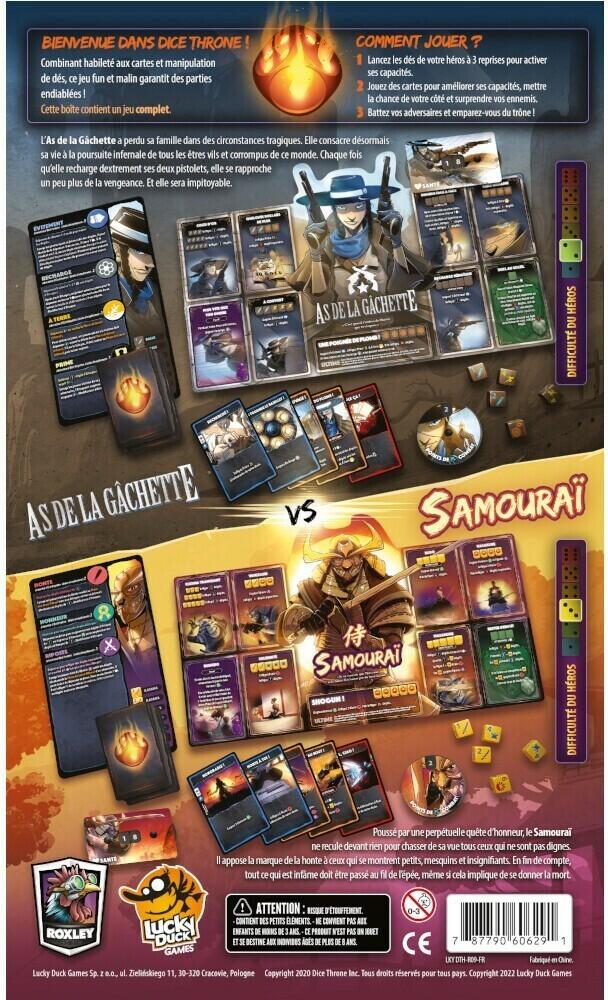 Dice Throne: Saison 2 - As de la Gâchette vs Samouraï Back