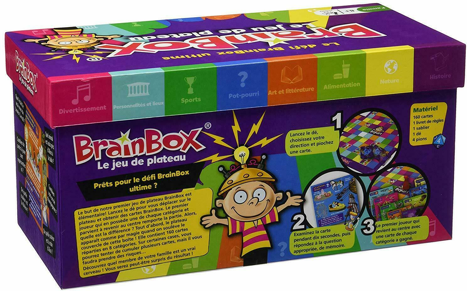 BrainBox: Le Jeu de Plateau Back 3d