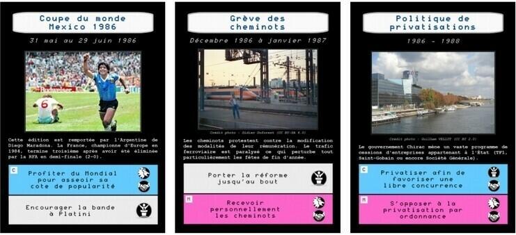 1988: Chirac contre Mitterrand Cartes