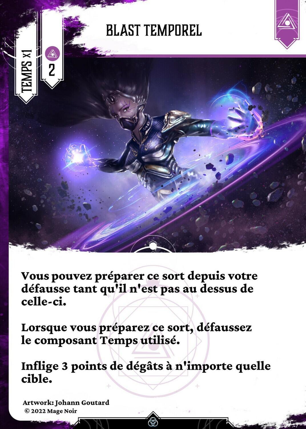 Mage Noir: Voie du Plieur de Temps Carte