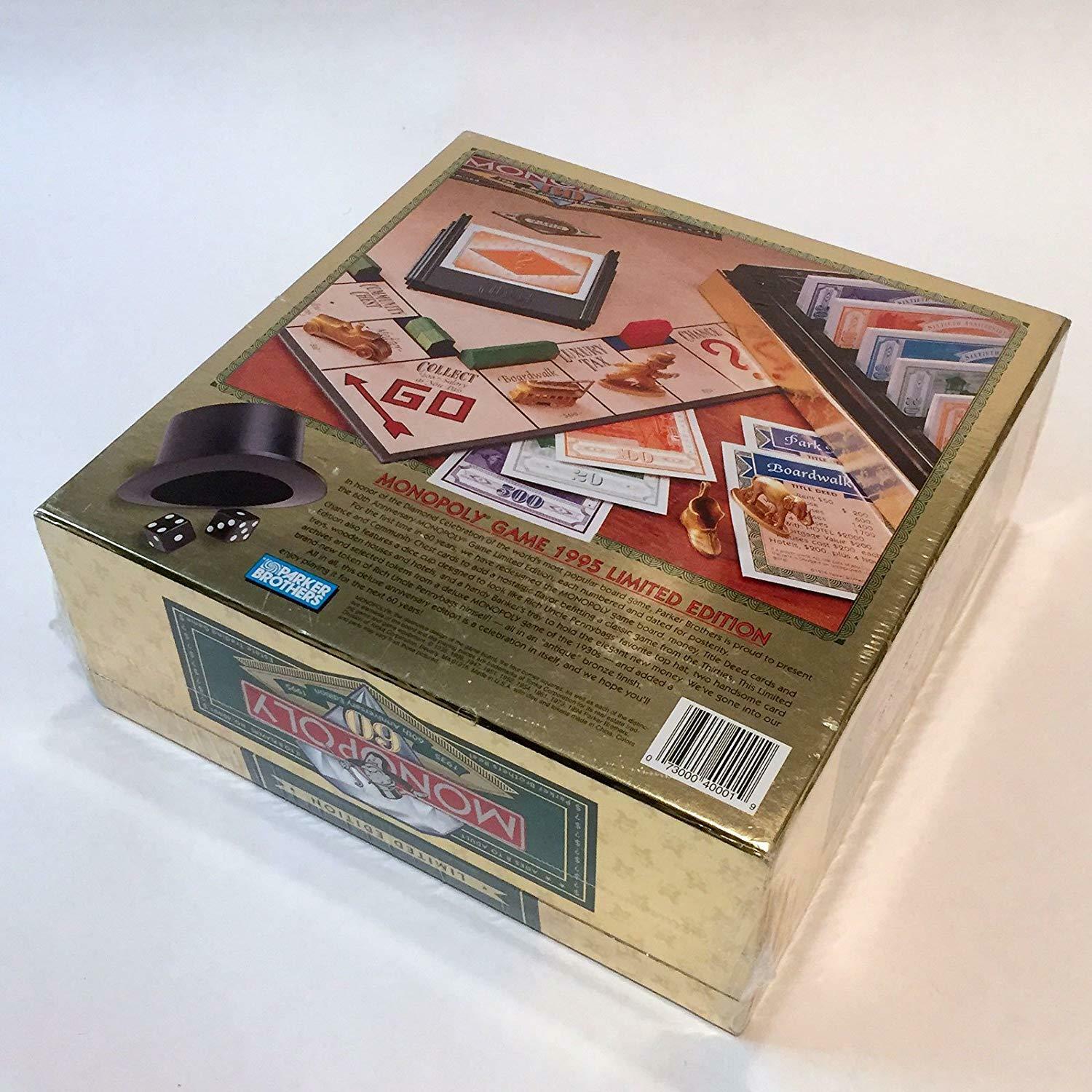 Monopoly: 60th Anniversary Edition Back 3d