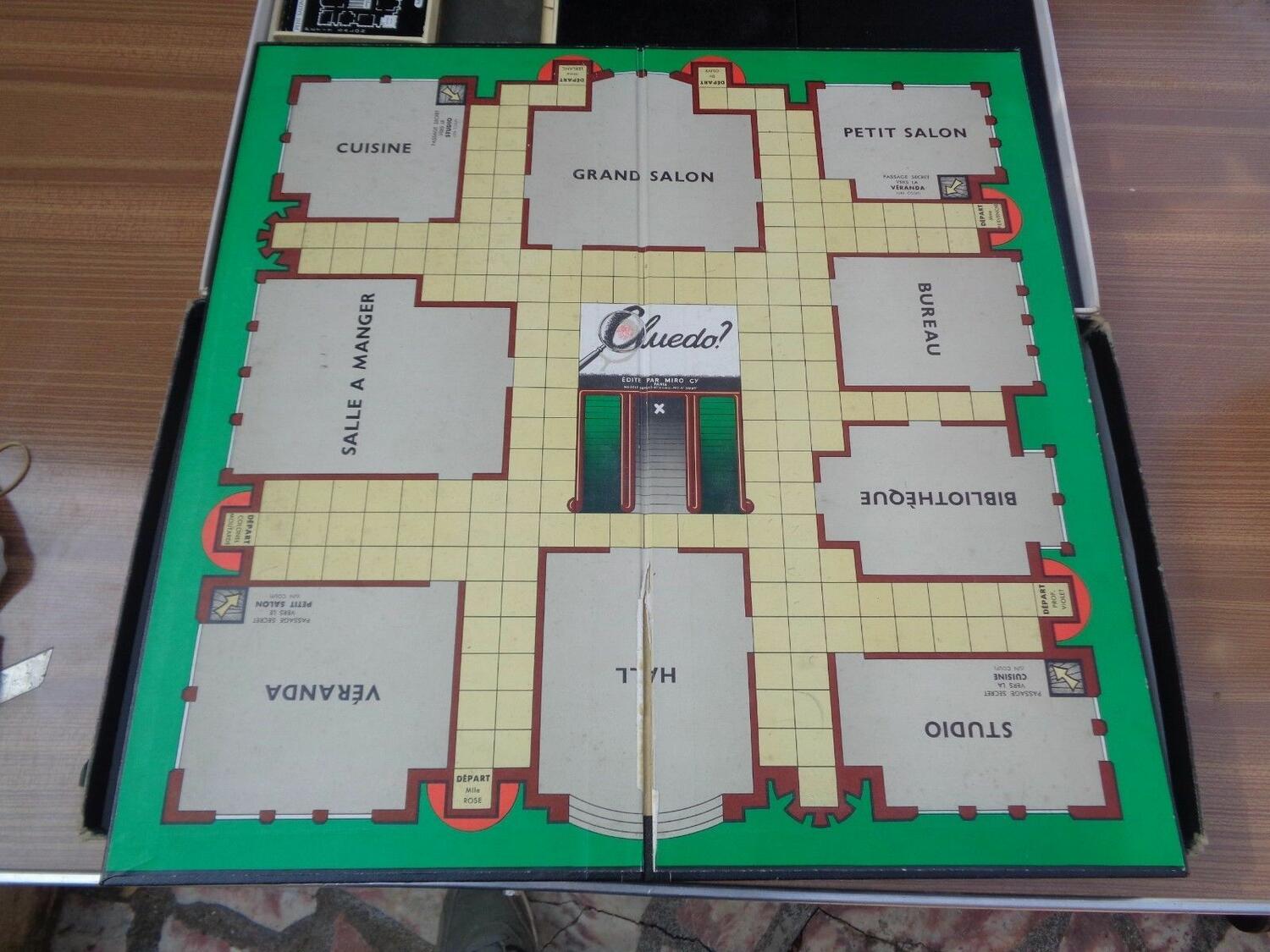 Cluedo ? 1951 Plateau