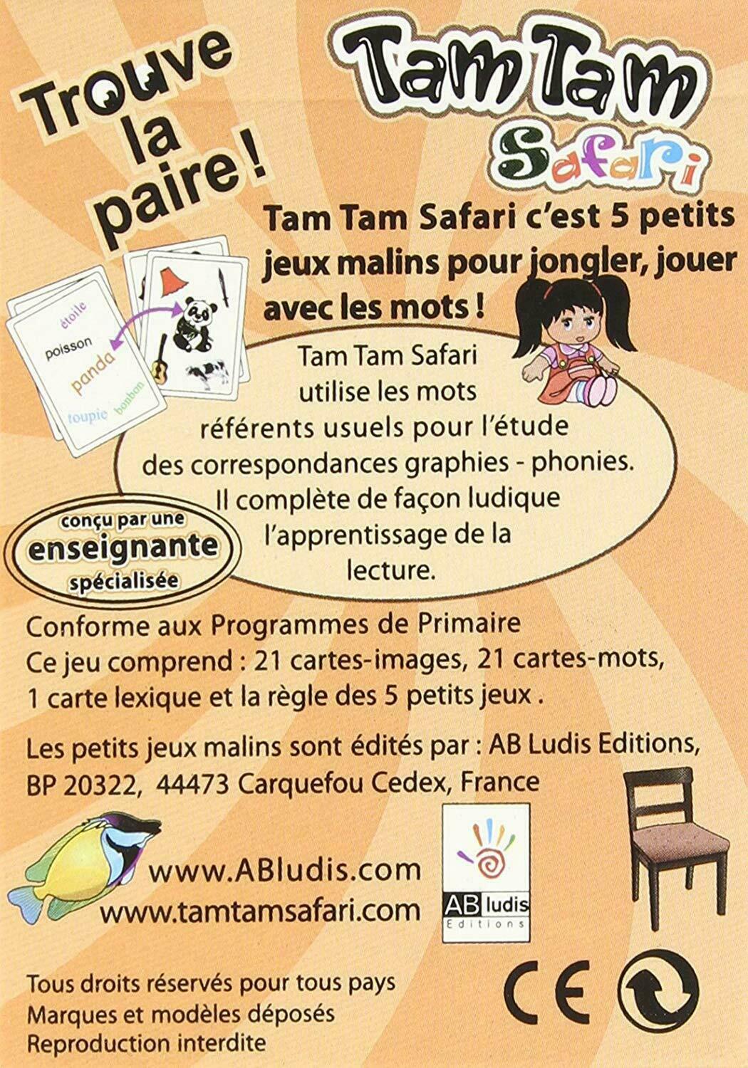 Tam Tam: Safari - CP - Niveau 2 Back