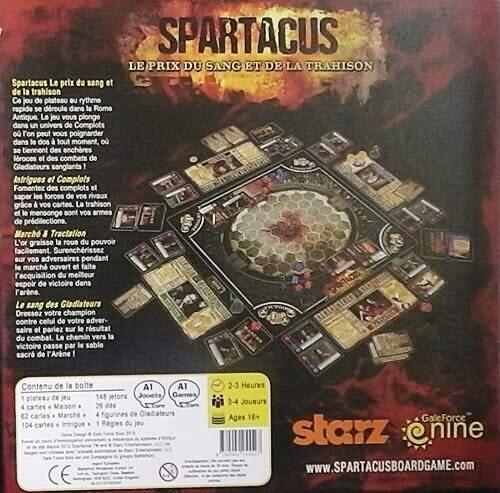 Spartacus: Le Prix du Sang et de la Trahison 2013 Back