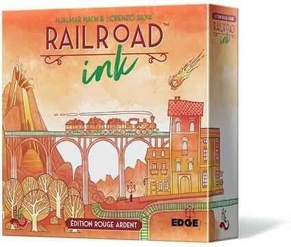 Railroad Ink: Rouge Ardent Cover 3d