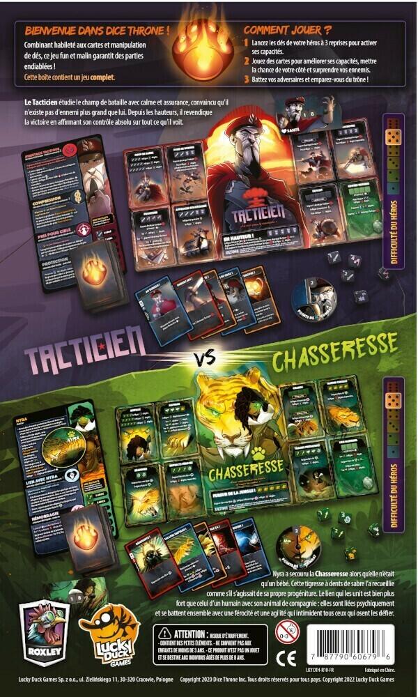 Dice Throne: Saison 2 - Tacticien vs Chasseresse Back