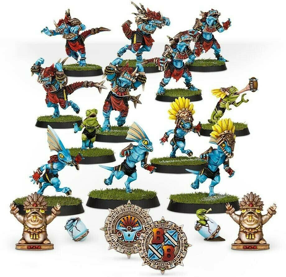 Blood Bowl: The Game of Fantasy Football - Gwaka'moli Crater Gators Figurines