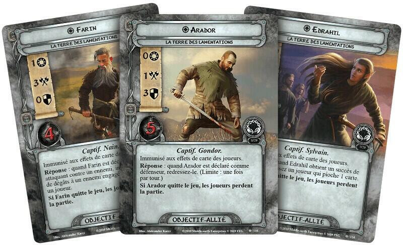 Le Seigneur des Anneaux: Le Jeu de Cartes - La Terre des Lamentations Cartes
