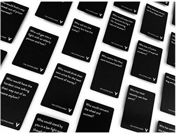 The Voting Game Cartes