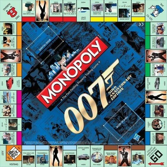 Monopoly: 007 - 50th Anniversary Edition Plateau